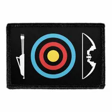 Pull Patch Archery Symbols patch velcro 7,6x5 cm