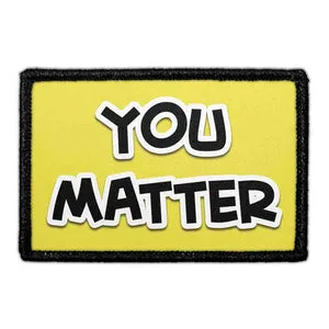 Pull Patch You Matter patch velcro støtte