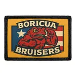 Pull Patch Boricua Bruisers patch 3x2 velcro
