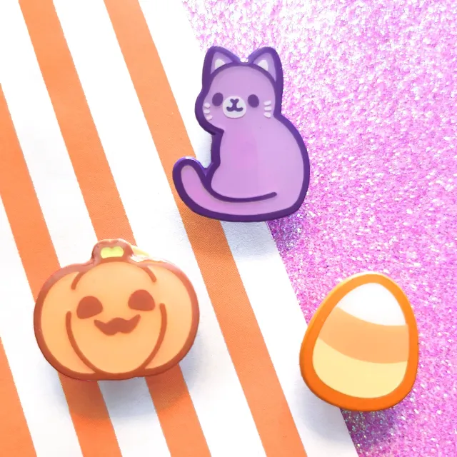 Appleminte Spooky mini pinsæt hard emalje 3 stk Halloween