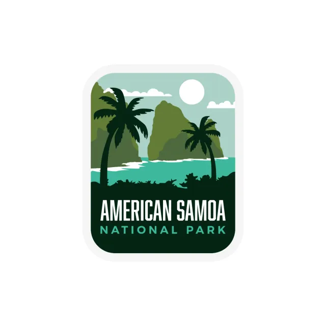 Vagabond Heart American Samoa klistermærke mat vandtæt