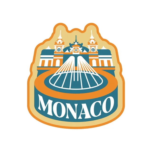 Vagabond Heart Monaco klistermærke vinyl