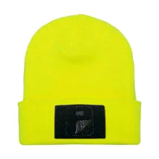 Pull Patch Premium Beanie Flexfit hue gul velcro