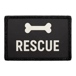 Pull Patch Rescue Badge patch med velcro hund