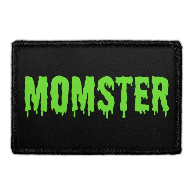 Pull Patch Momster patch med velcro halloween