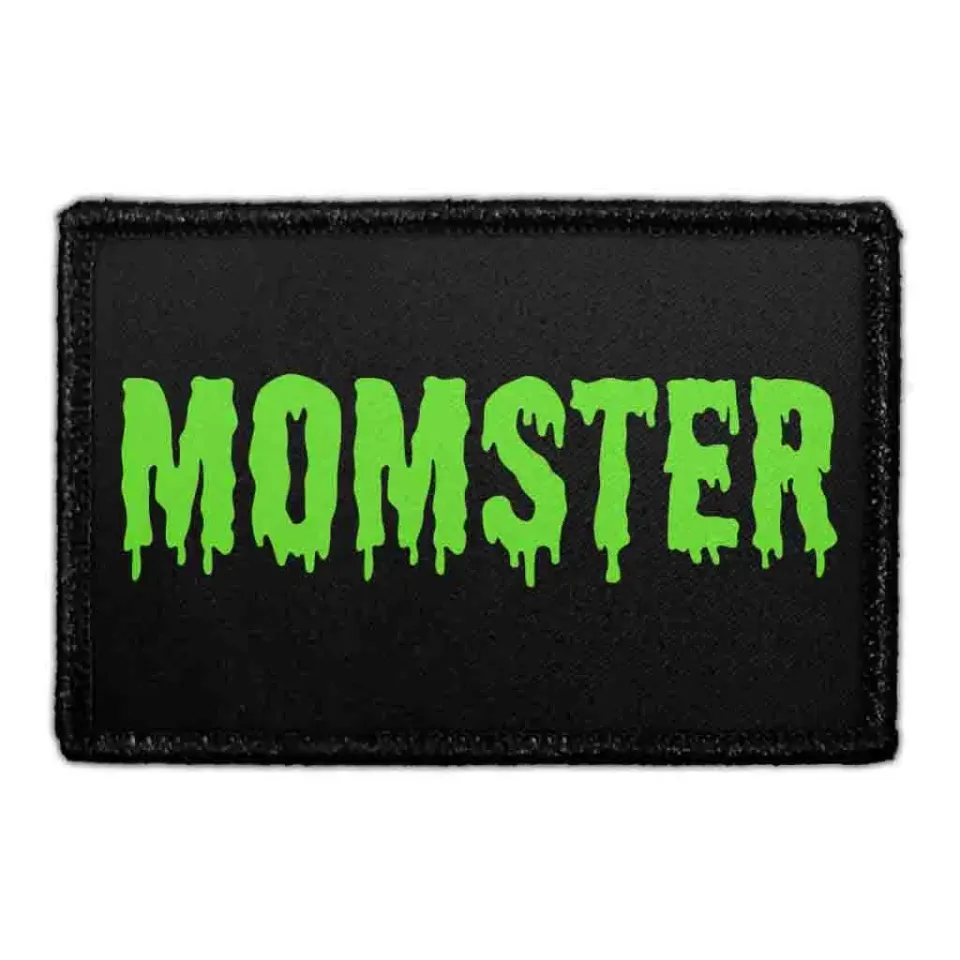Pull Patch Momster patch med velcro halloween