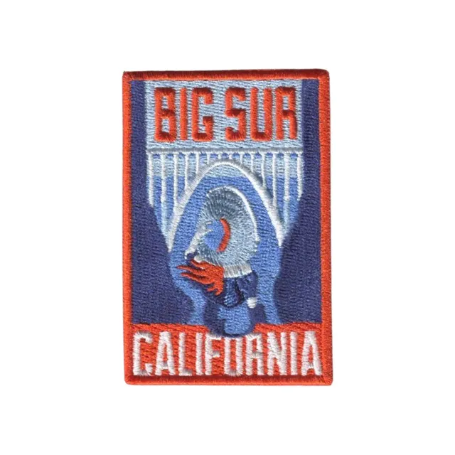 Vagabond Heart Big Sur strygemærke 3D broderi