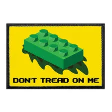 Pull Patch Don’t Tread Toy Block patch med velcro