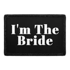 Pull Patch I'm The Bride patch velcro brud