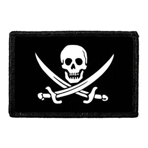 Pull Patch Calico Jack Rackham flag patch velcro