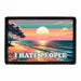 Pull Patch I Hate People Beach patch 7,6x5 cm velcro
