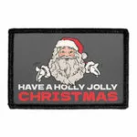 Pull Patch Holly Jolly Christmas patch med velcro