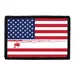 Pull Patch US Flag Fishing Color patch 76x51 mm velcro