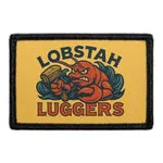 Pull Patch Lobstah Luggers patch 3x2 humor
