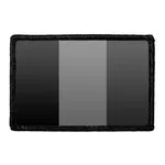 Pull Patch Belgium Flag patch sort hvid velcro