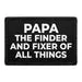 Pull Patch Papa Finder Fixer patch 3x2 velcro