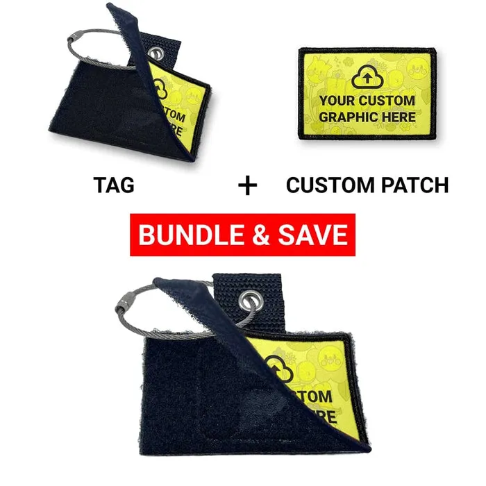 Pull Patch Custom Graphic Tag patch bundle horizontal eget motiv