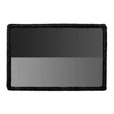 Pull Patch Ukraine Flag velcromærke sort-hvid