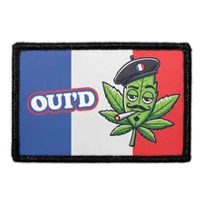 Pull Patch Oui'd ordspil patch med velcro