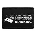 Pull Patch A Bad Day Of Cornhole patch velcro 76 mm