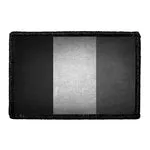 Pull Patch France Flag Black and White Distressed patch