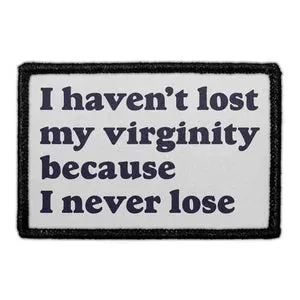 Pull Patch I Never Lose patch med velcro 76 mm sjov