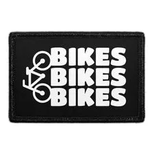 Pull Patch Bikes Bikes Bikes patch 3x2 cykel