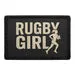Pull Patch Rugby Girl patch med velcro 76x51 mm rugby