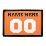 Pull Patch Jersey velcromærke orange-sort-hvid 9 tegn