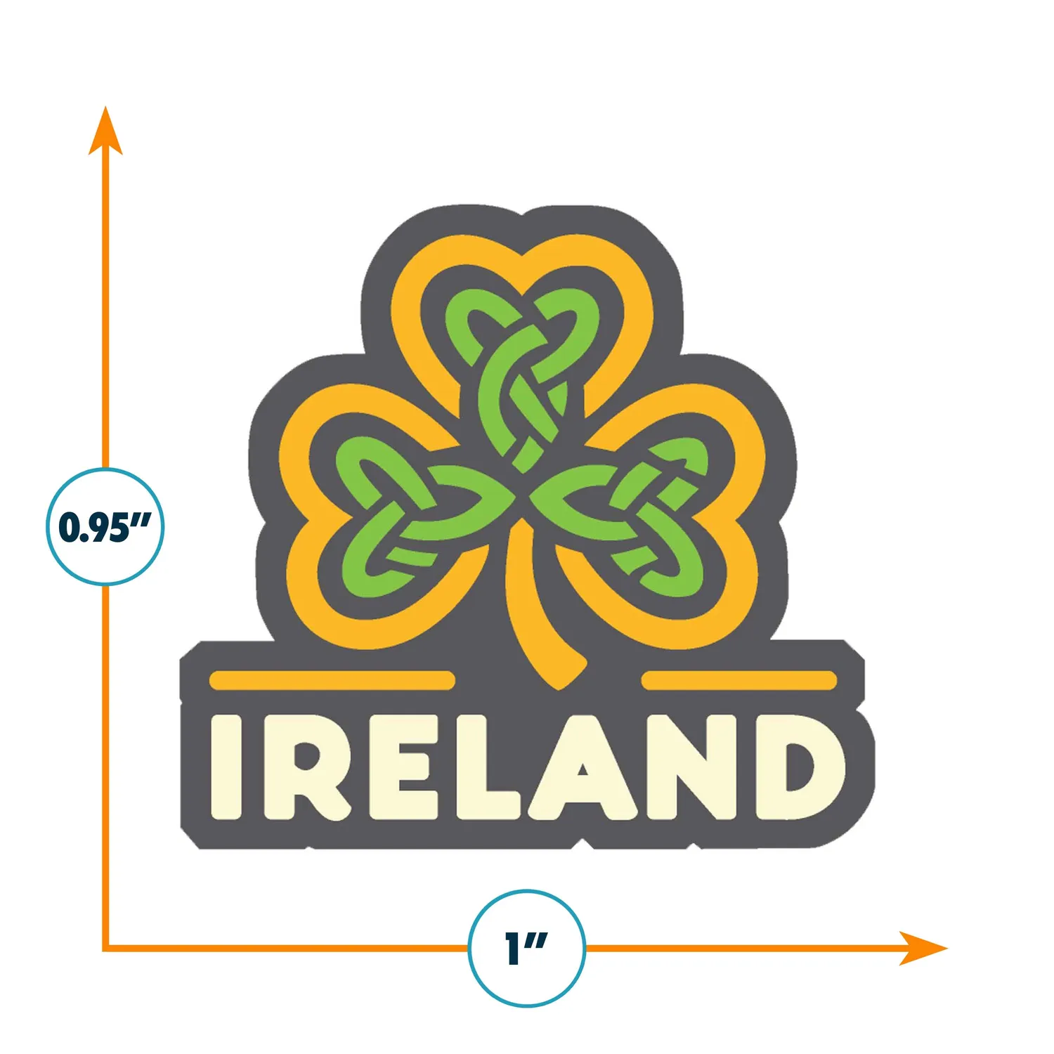 Vagabond Heart Ireland emaljepin klassisk