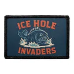 Pull Patch Ice Hole Invaders patch 76x51 mm fiskeri