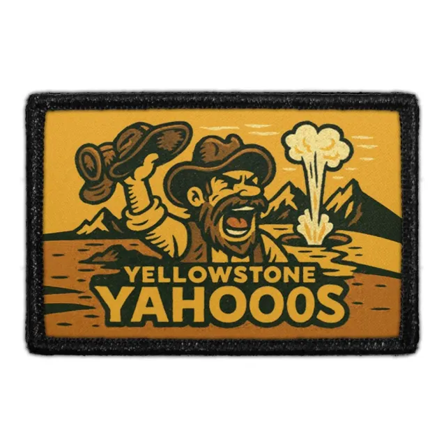 Pull Patch Yellowstone Yahooos patch 76x51 mm velcro