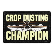 Pull Patch Crop Dusting Champion patch velcro 1 stk