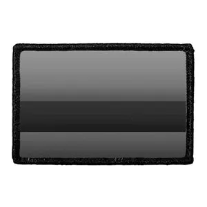 Pull Patch Columbia Flag patch sort-hvid 76 mm