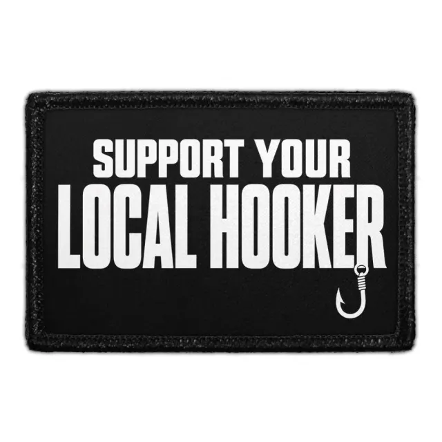 Pull Patch Support Hooker patch 76x51 mm fiskeri
