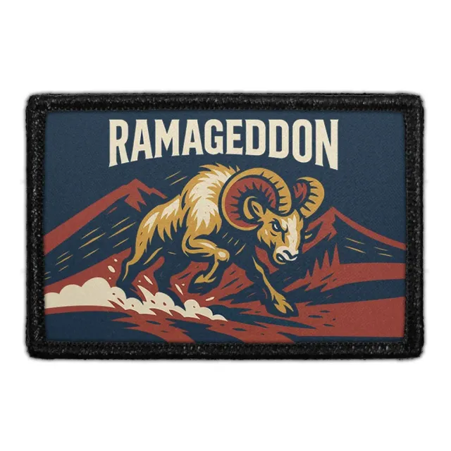 Pull Patch Ramageddon patch med velcro 7,6x5 cm