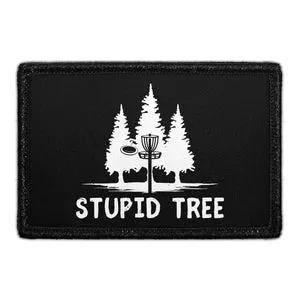 Pull Patch Stupid Tree patch med velcro 76x51 mm disc golf