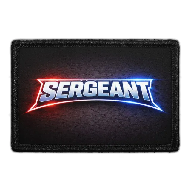 Pull Patch Sergeant patch velcro politi