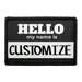 Pull Patch Hello My Name Is patch sort med navn