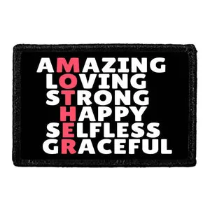 Pull Patch Mother Spelling patch velcro 1 stk – tekst