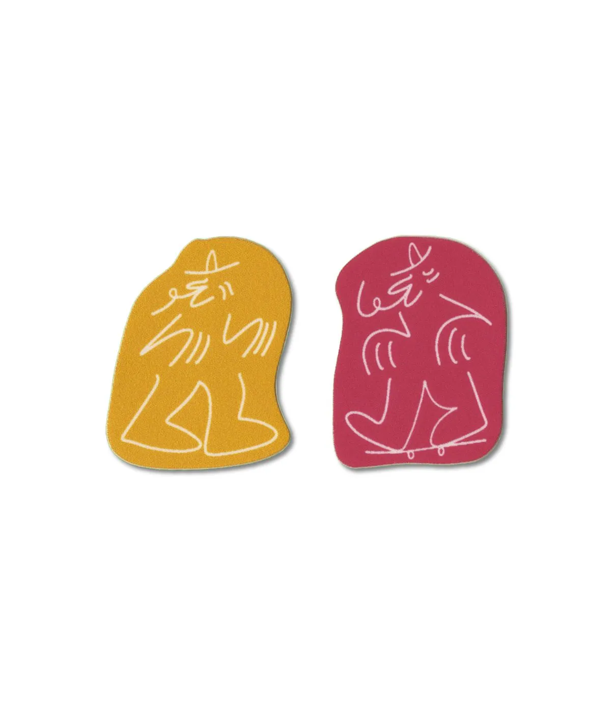 FabPatch Stretch GusGus R/Y lapper 2-pak figurer