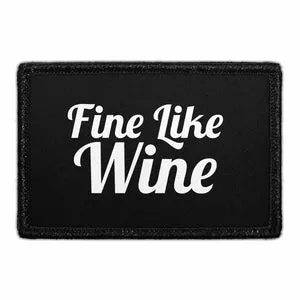 Pull Patch Fine Like Wine patch med velcro 76 mm