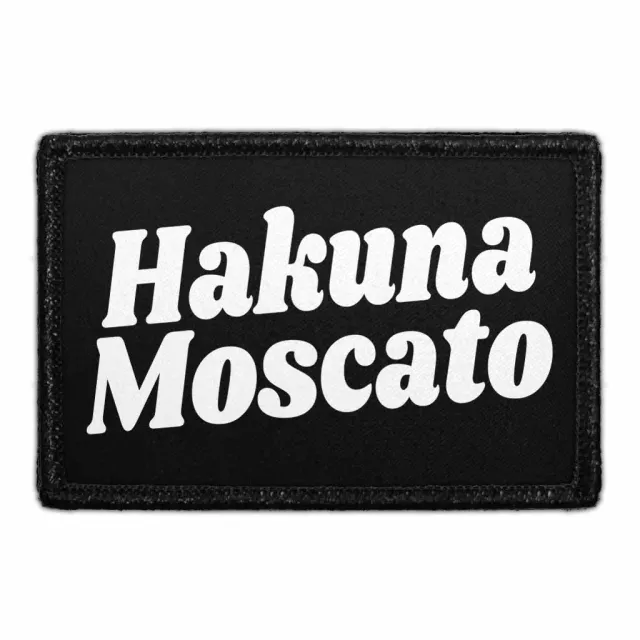 Pull Patch Hakuna Moscato patch med velcro 76 mm