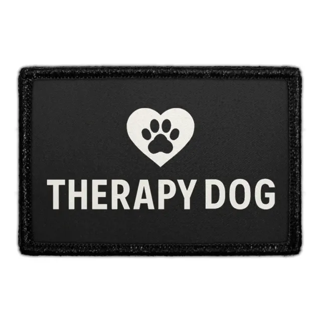 Pull Patch Therapy Dog Badge patch med velcro hund