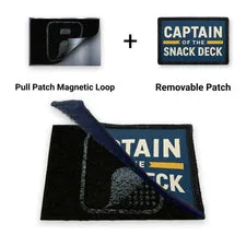 Pull Patch Captain of the Snack Deck patch magnet sjov