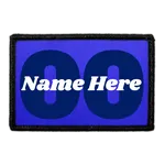 Pull Patch Custom Name Over Number patch med navn og nummer