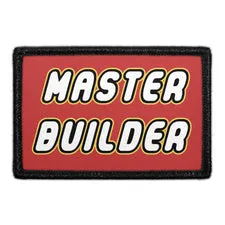 Pull Patch Master Builder patch med velcro