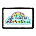 Pull Patch All Kinds Of Fabulous velcropatch regnbue