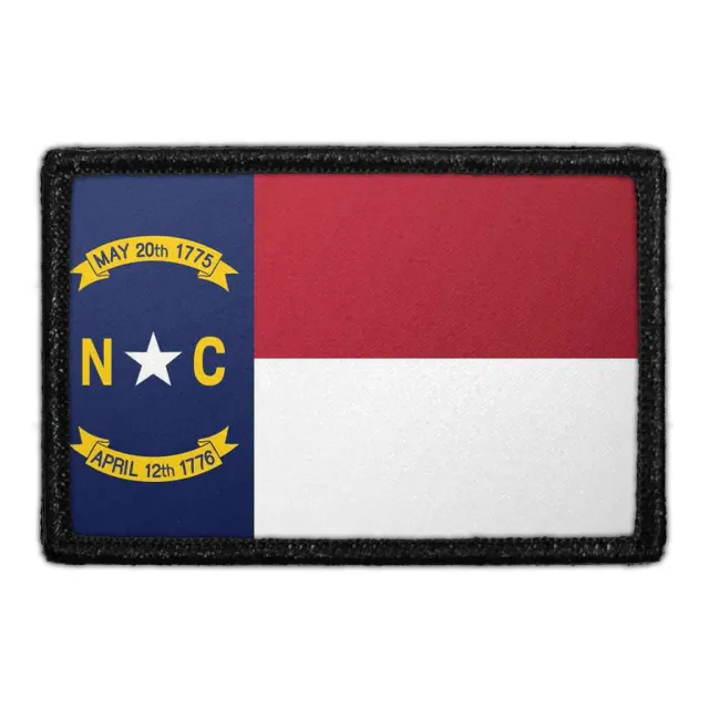 Pull Patch North Carolina State Flag patch farve