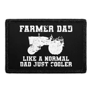 Pull Patch Farmer Dad patch med velcro – far-motiv